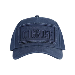 CHRISTIAN ROSE WASHED PRIVATE PLATE BASEBALL CAP