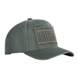 CHRISTIAN ROSE WASHED PRIVATE PLATE TRUCKER CAP