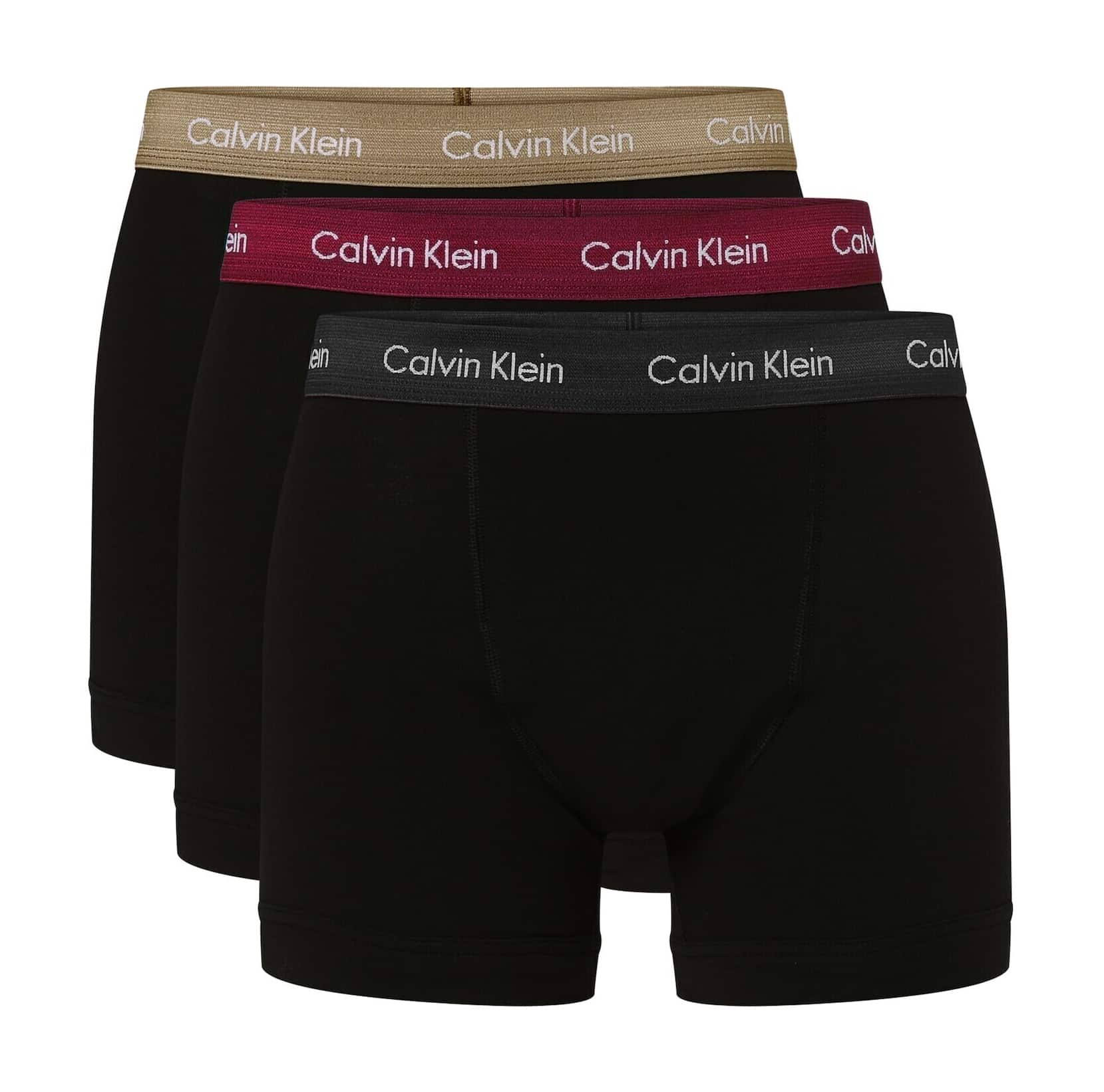 CALVIN KLEIN 3 PACK COTTON STRETCH TRUNKS