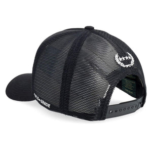 FIELD GRADE BEWARE OF DOG TWILL MESH TRUCKER CAP