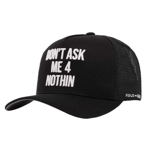 FIELD GRADE DON'T ASK TWILL MESH TRUCKER CAP
