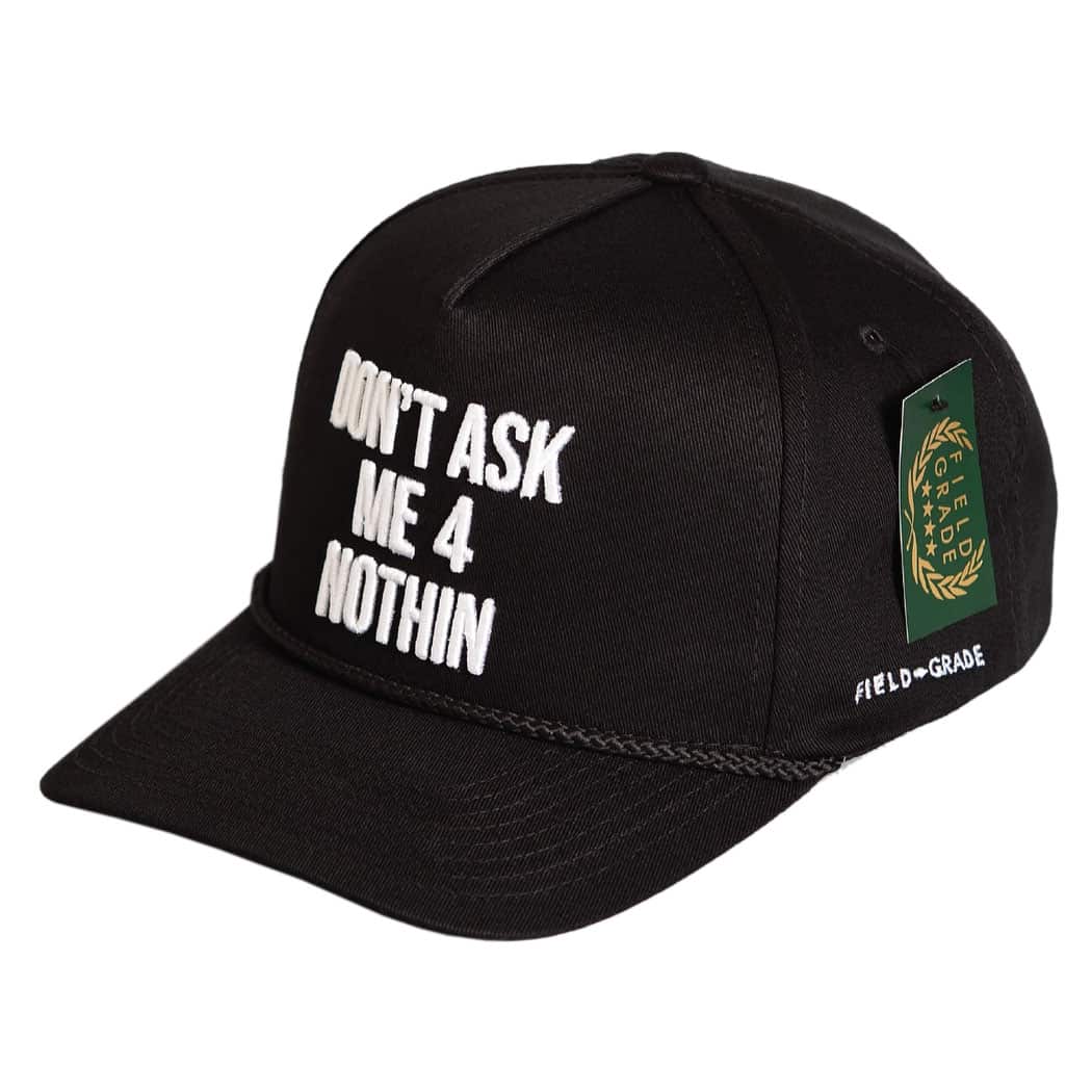FIELD GRADE DON'T ASK TWILL TRUCKER CAP