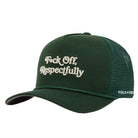 FIELD GRADE RESPECTFULLY TWILL MESH TRUCKER CAP