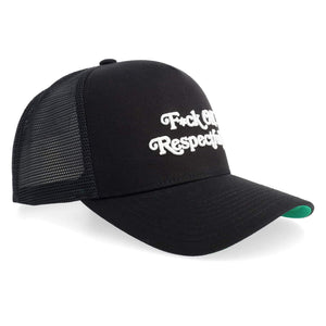 FIELD GRADE RESPECTFULLY TWILL MESH TRUCKER CAP