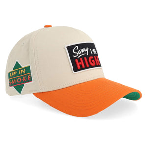 FIELD GRADE SORRY I'M HIGH TWILL TRUCKER CAP