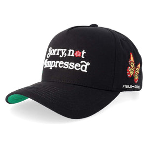 FIELD GRADE SORRY NOT IMPRESSED TWILL TRUCKER CAP