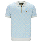 FILA AXEL 2 JAQUARD GEOMETRIC POLO SHIRT