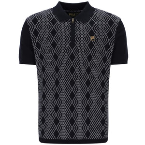 FILA CASTELLO JACQUARD KNITTED POLO