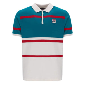 FILA CLARKSON YARN DYE STRIPE POLO SHIRT