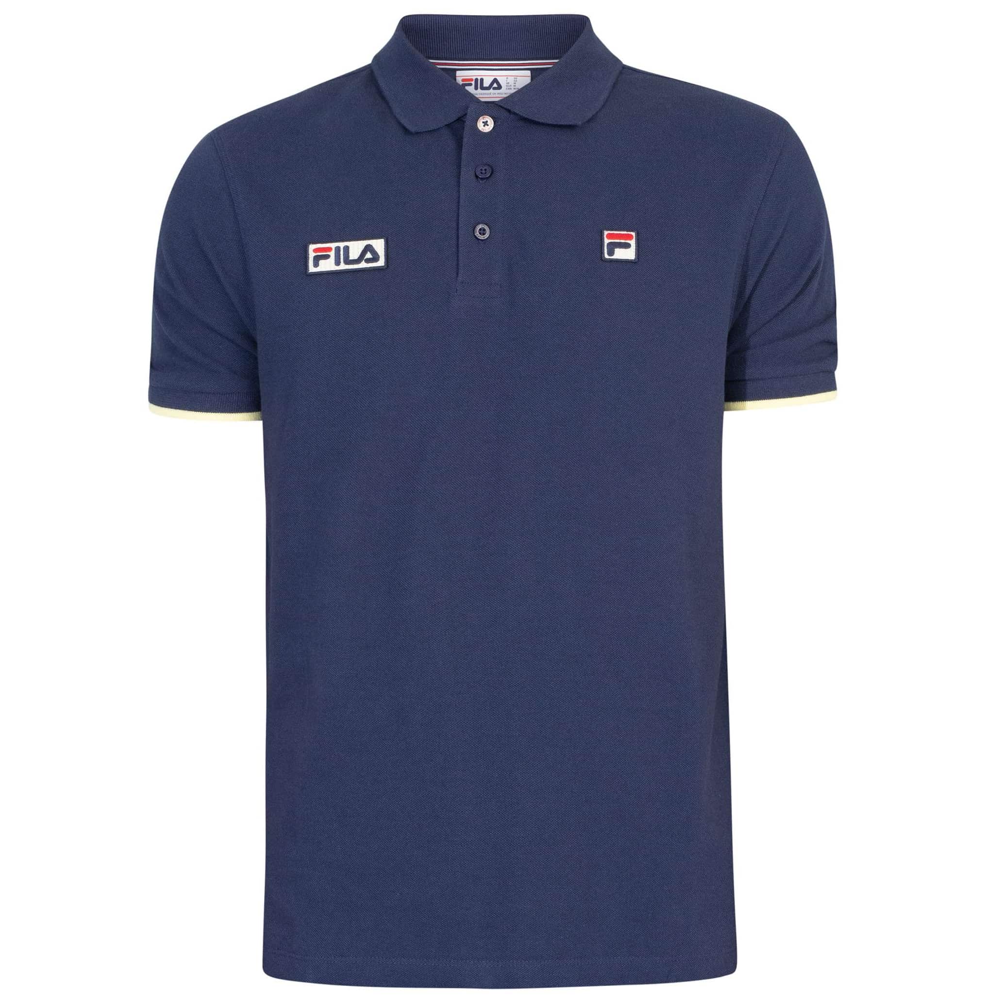 FILA CUSTOM PABLO THREE BUTTON TIPPED RIB BASIC POLO