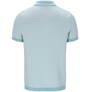 FILA MARTY HERRINGBONE ZIP POLO