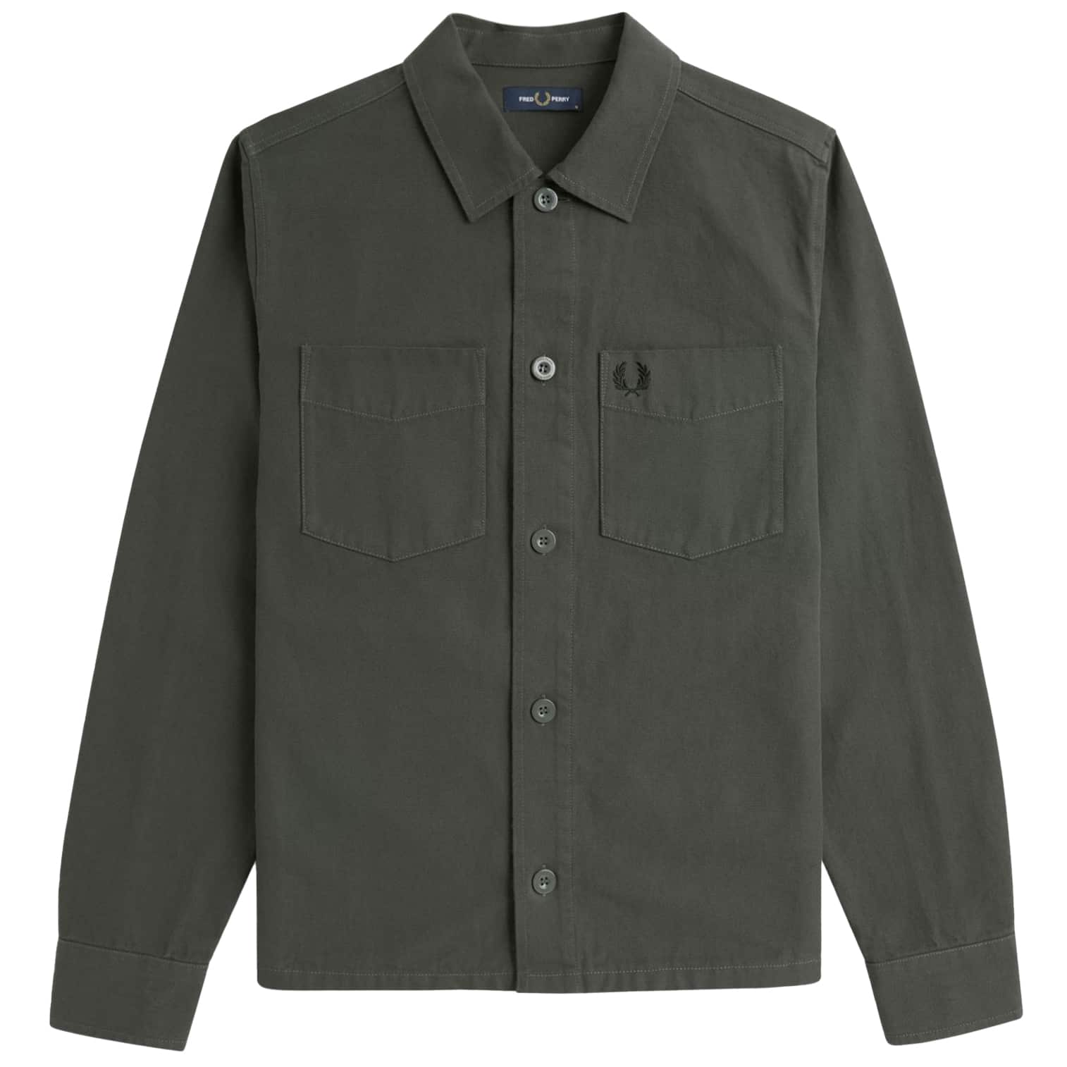 FRED PERRY CANVAS OVERSHIRT