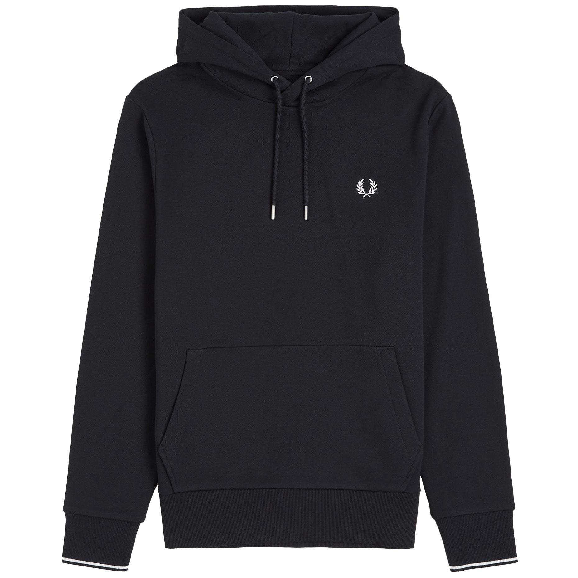 FRED PERRY TIPPED HOODED SWEATSHIRT