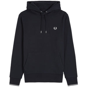 FRED PERRY TIPPED HOODED SWEATSHIRT