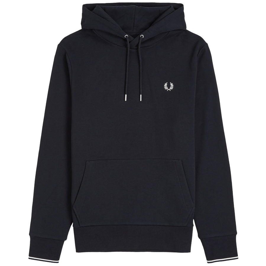 FRED PERRY TIPPED HOODED SWEATSHIRT