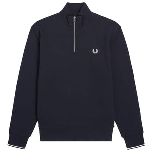 FRED PERRY HALF ZIP SWEATSHIRT