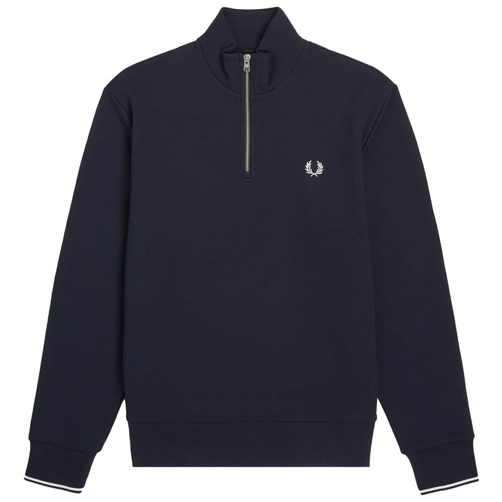 FRED PERRY HALF ZIP SWEATSHIRT