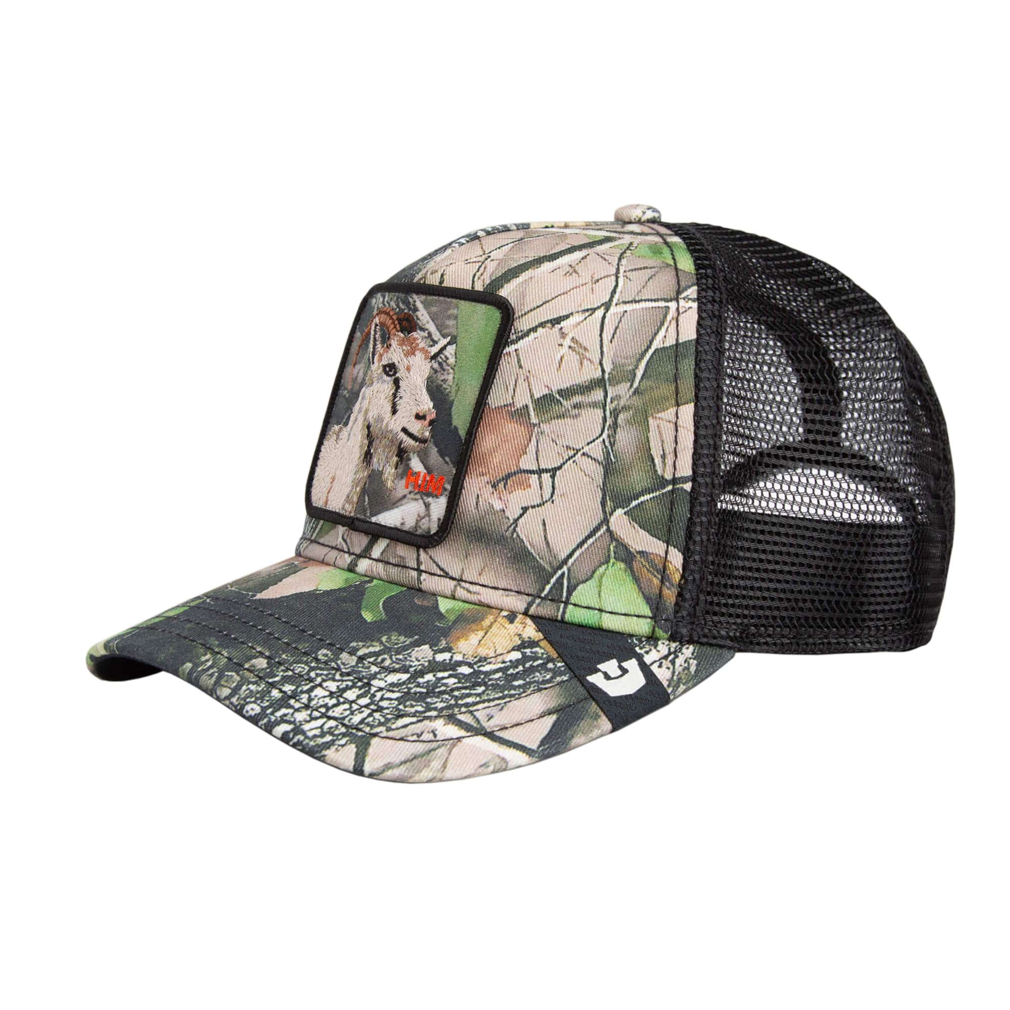 GOORIN BROS. CAMOUFLAGE GOAT TRUCKER HAT
