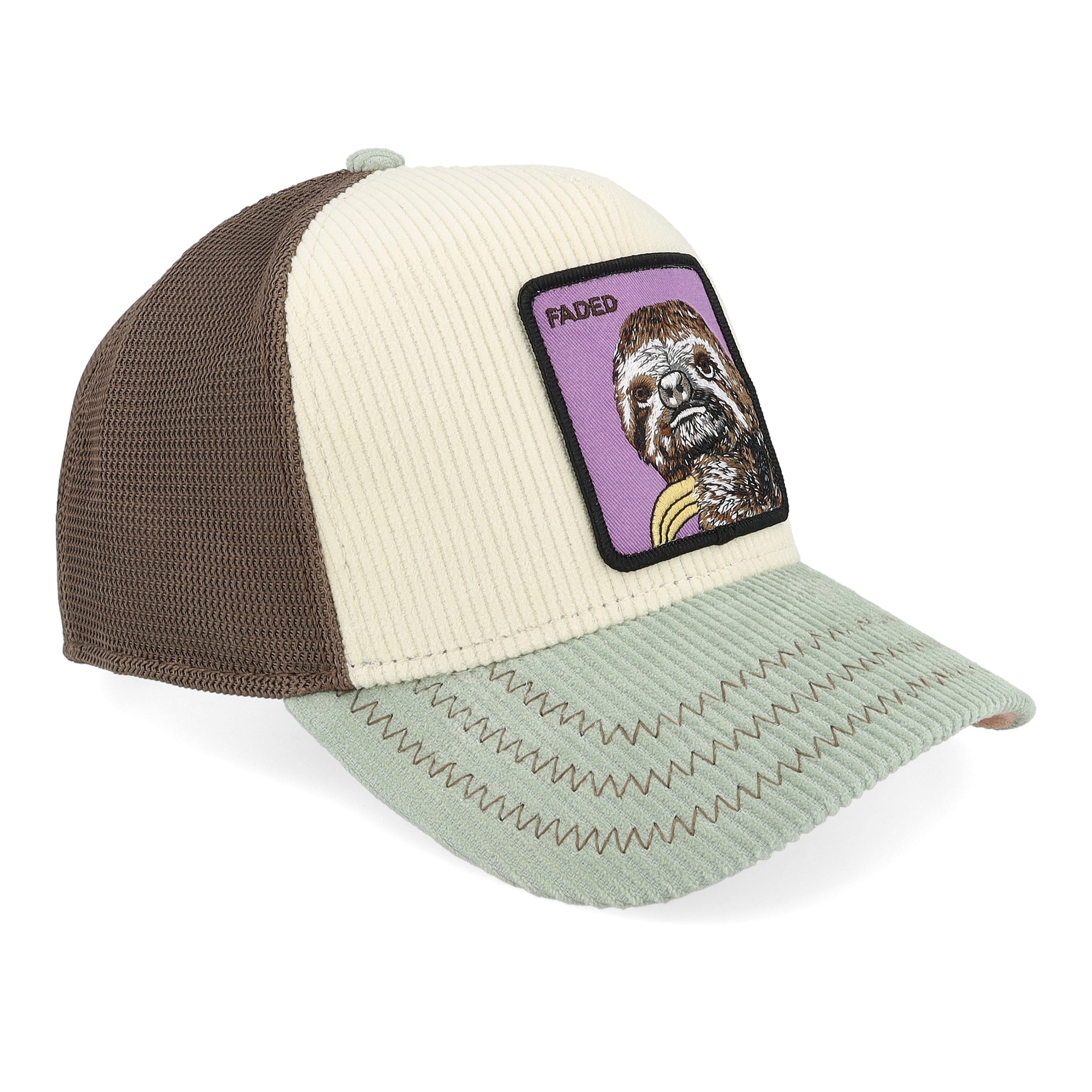 GOORIN BROS. FADED REMIX CORDUROY TRUCKER HAT