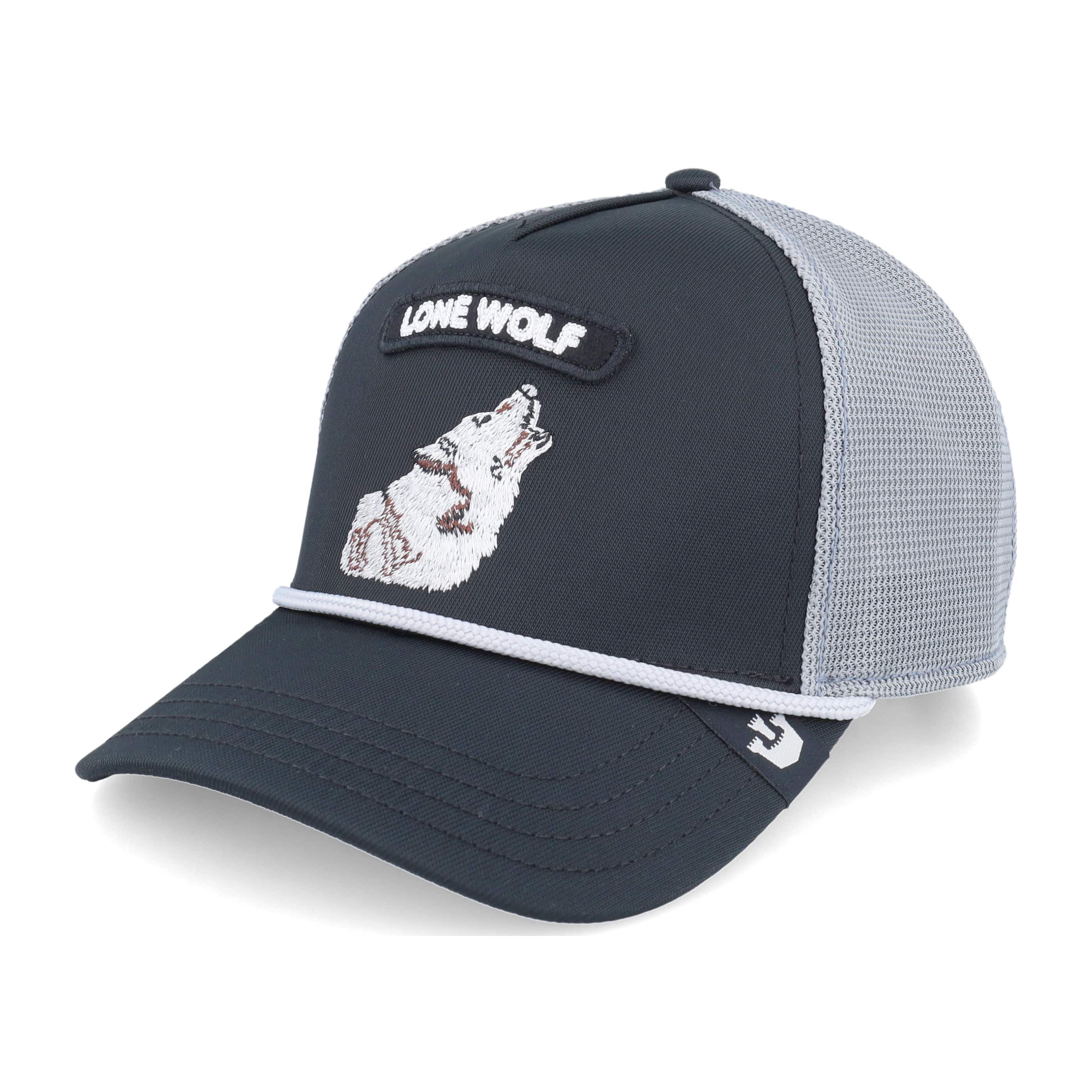 GOORIN BROS. GB2 WOLF THE ROCKER RELAXED TRUCKER CAP