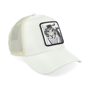 GOORIN BROS. THE KILLER TIGER PU LEATHER TRUCKER CAP