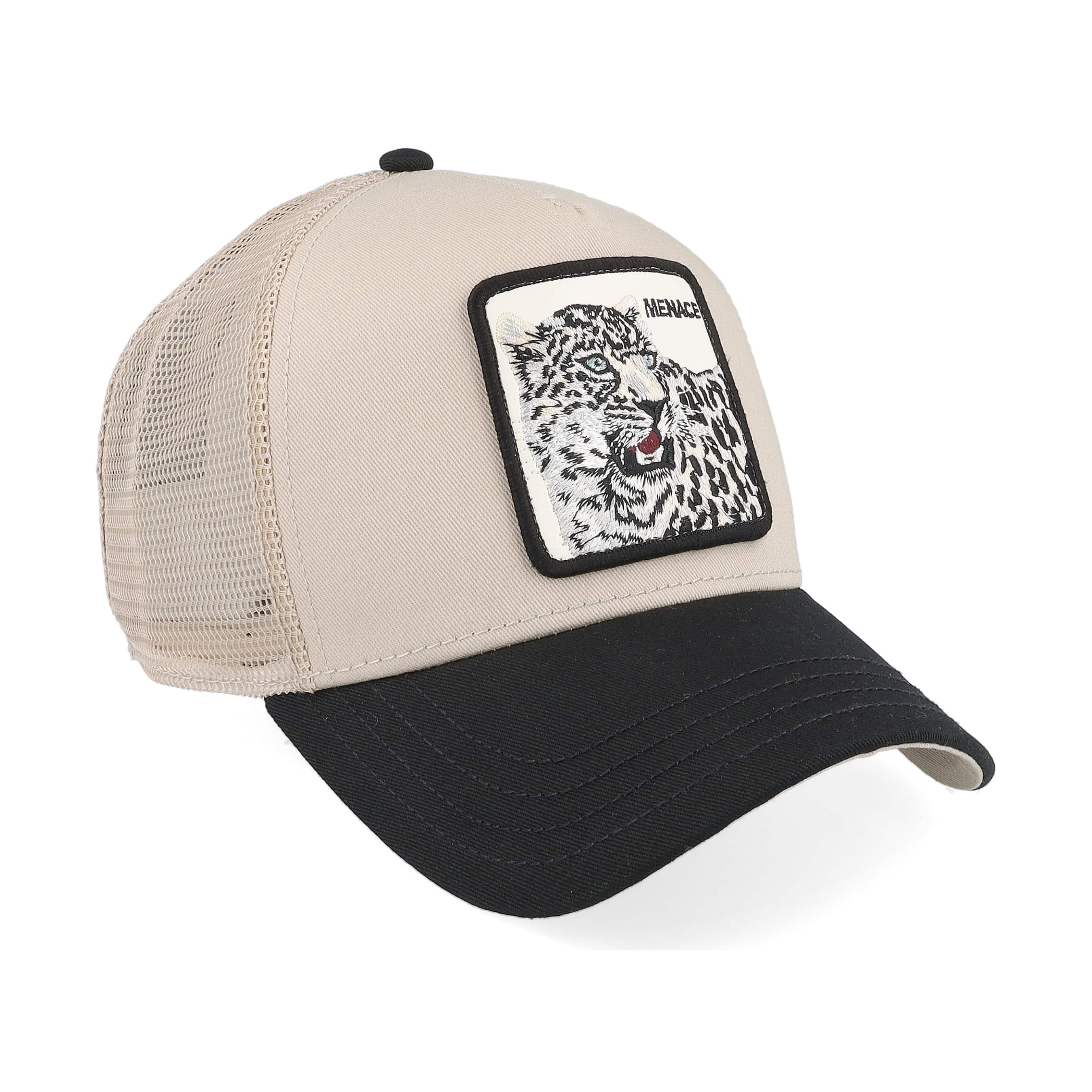 GOORIN BROS. THE SNOW LEOPARD MESH TRUCKER CAP