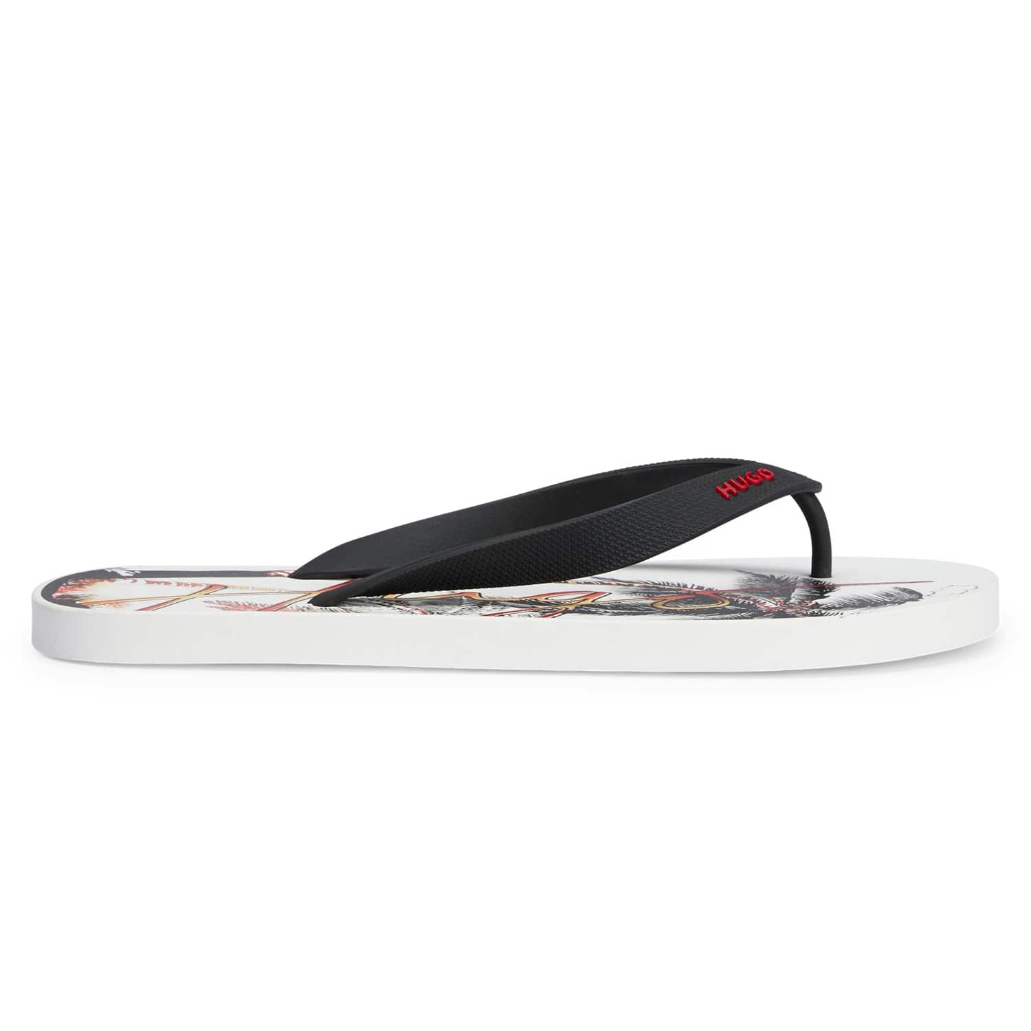 HUGO ARVEL PALM TREE PRINT FLIP-FLOPS