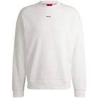 HUGO DAPOCREW COTTON TERRY SWEATSHIRT