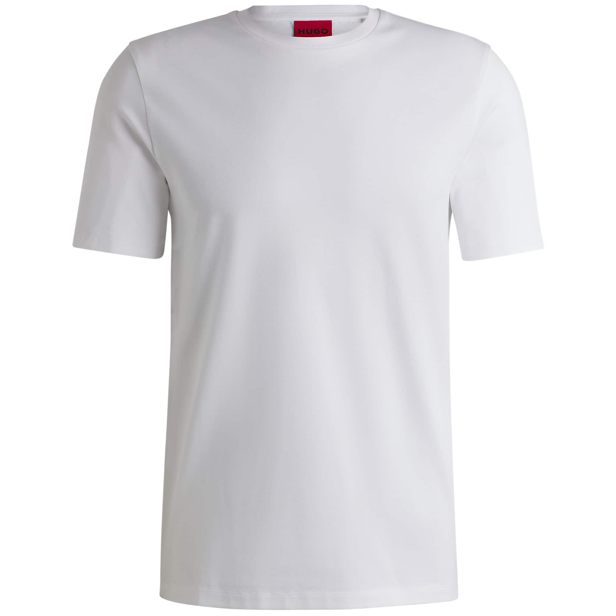 HUGO DIMERSTEE MERCERISED COTTON PIQUÉ T-SHIRT