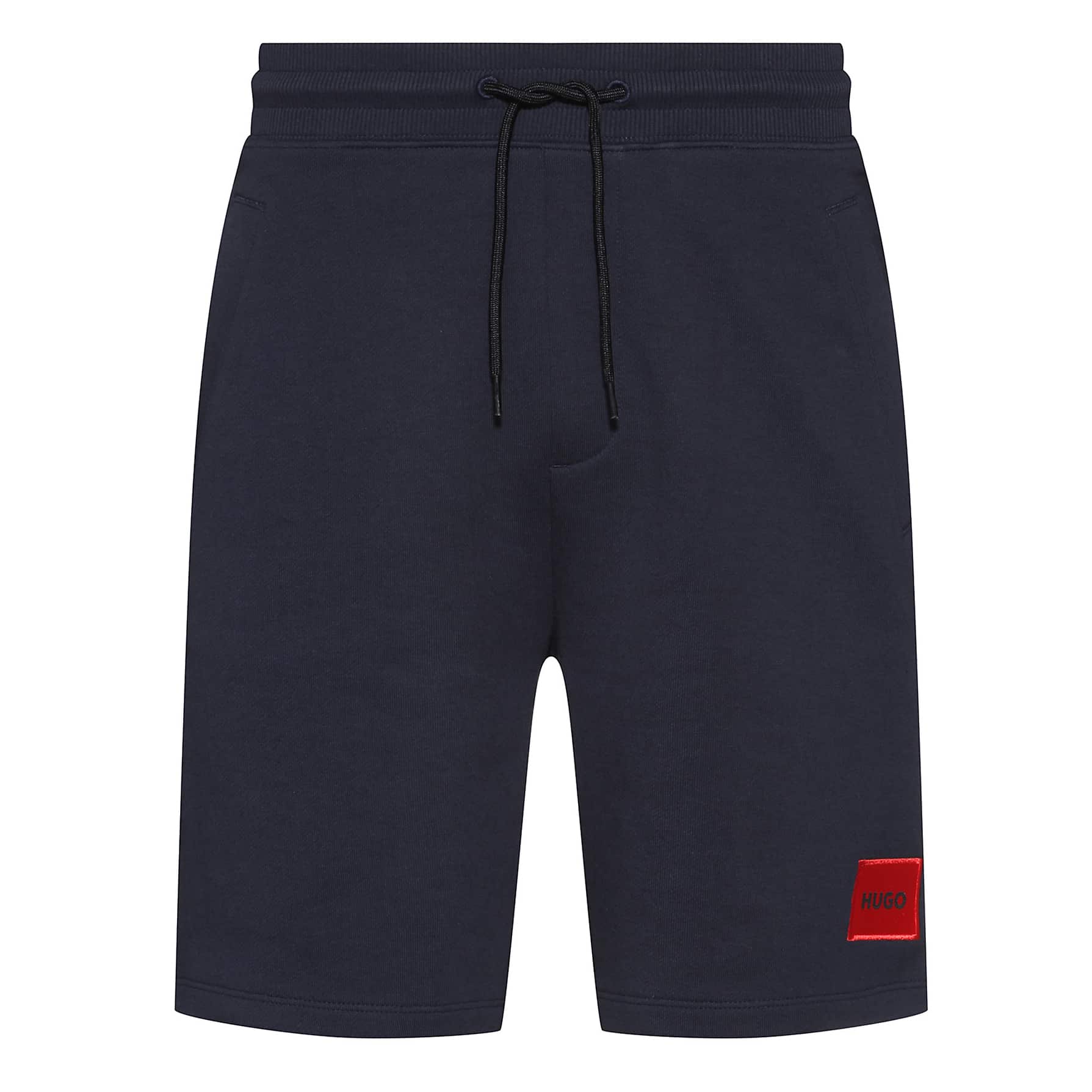 HUGO DIZ222 COTTON-TERRY REGULAR-FIT SHORTS