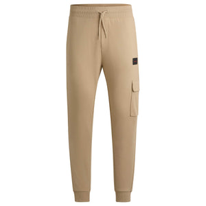 HUGO DWELLROM JELLY LOGO LABEL CARGO TRACKSUIT BOTTOMS