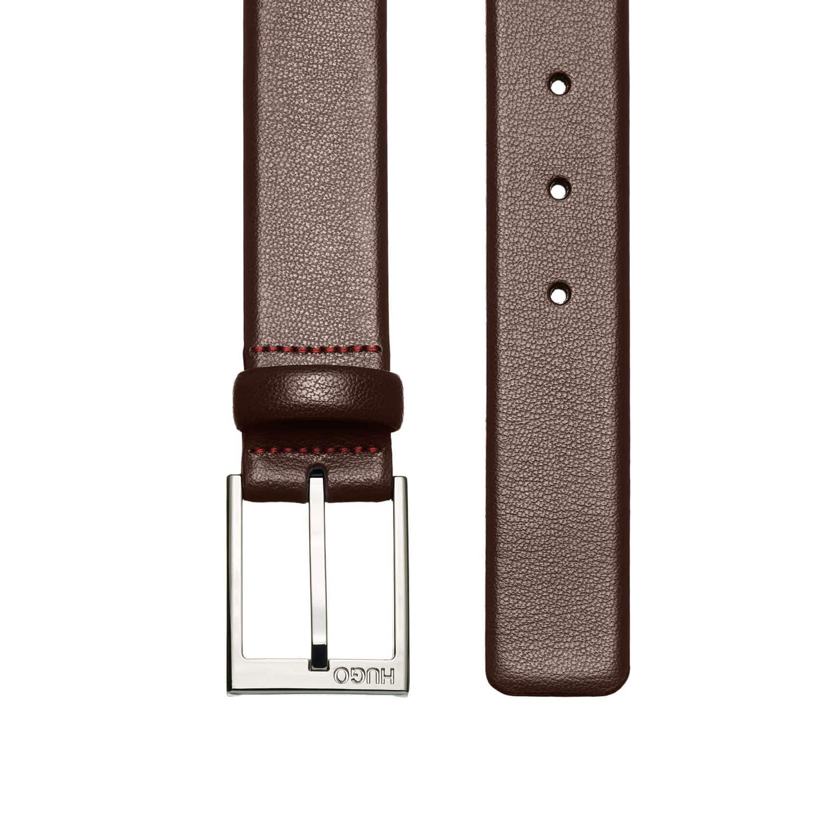HUGO BOSS GELLOT BELT 50385627 DARK BROWN