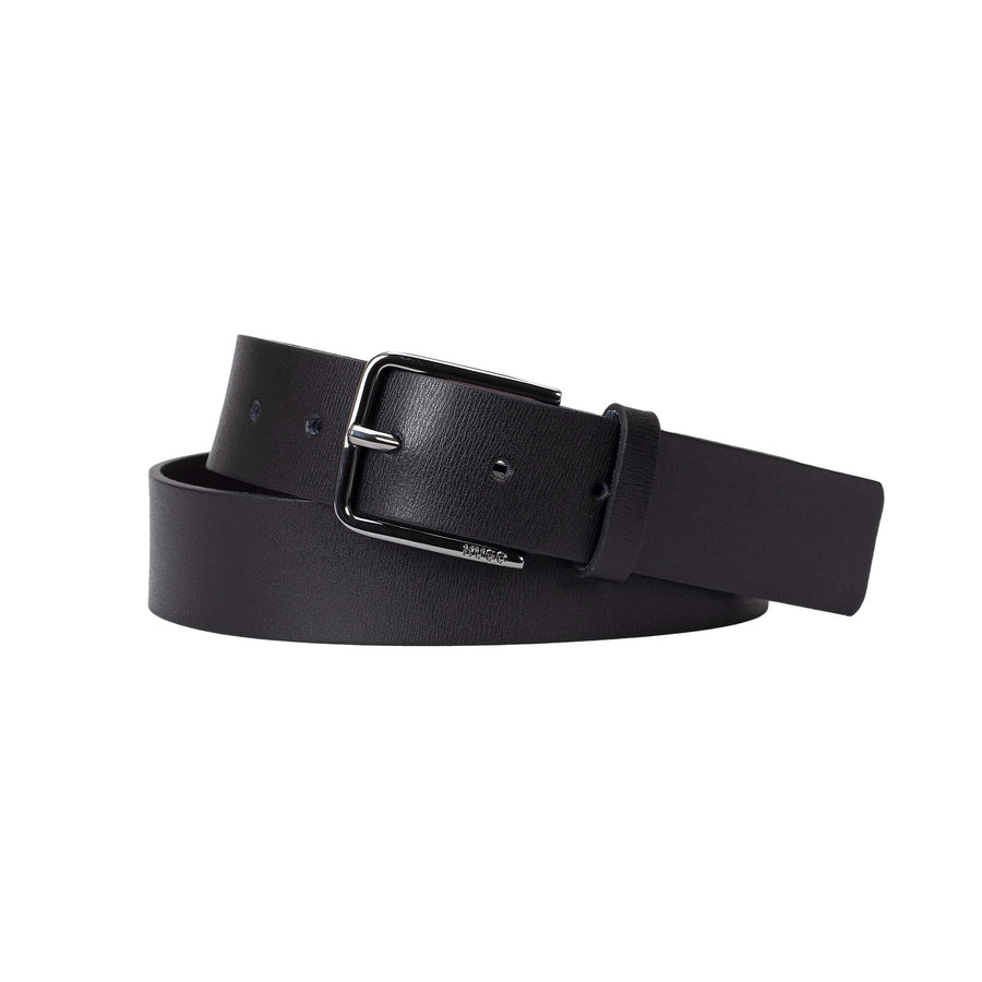 HUGO GERIK GRAINED-LEATHER BELT