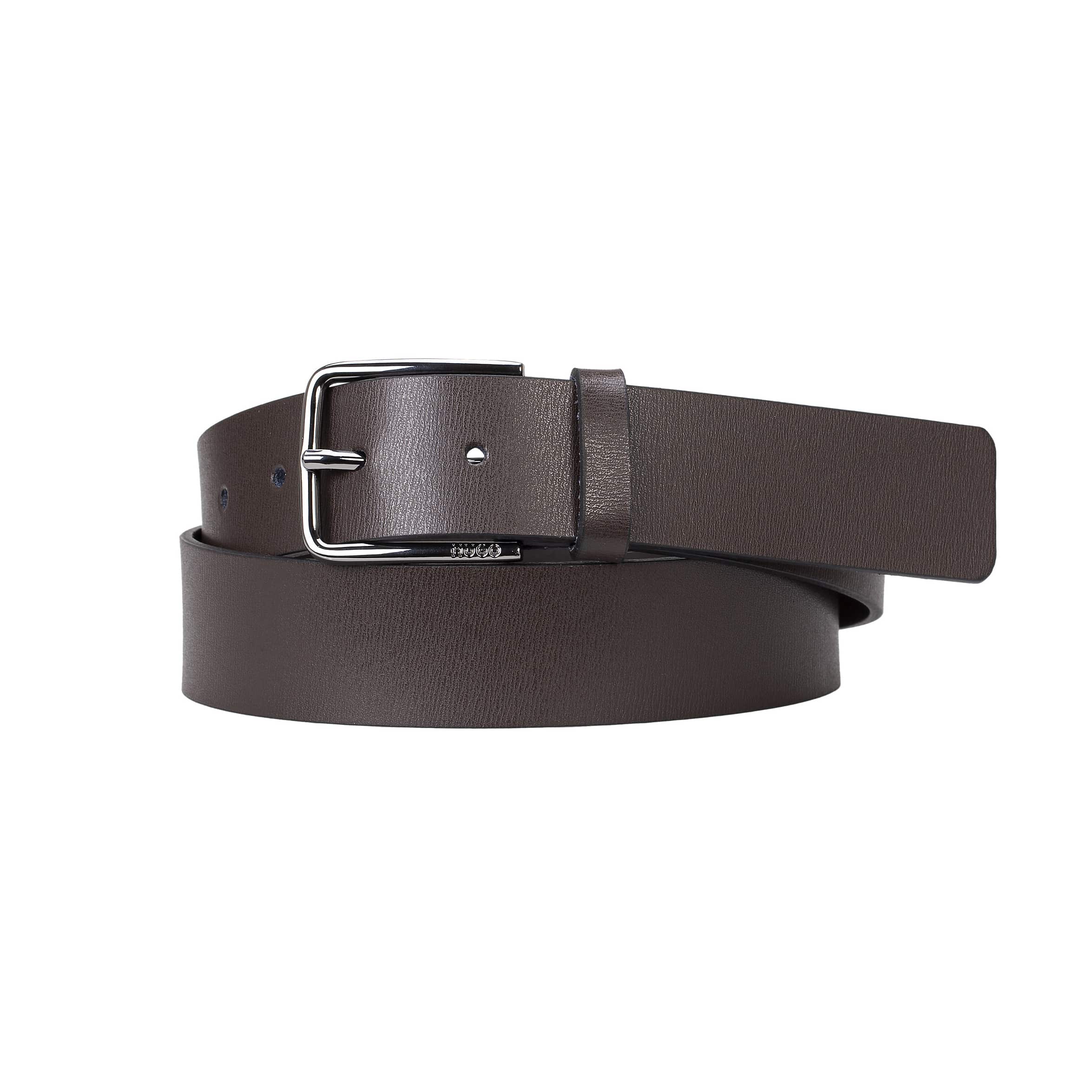 HUGO GERIK GRAINED-LEATHER BELT