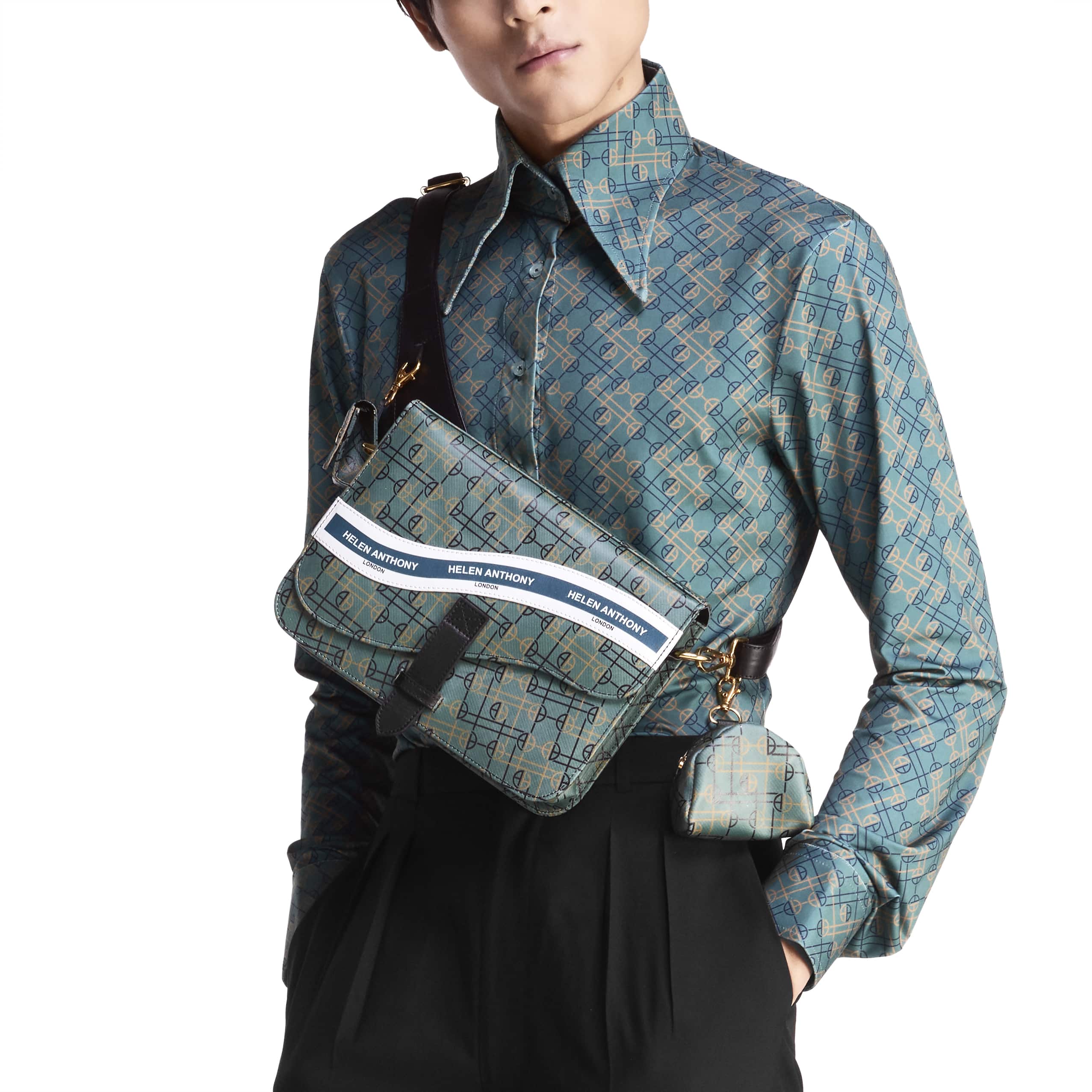 HELEN ANTHONY MONOGRAM SHIRT HELEN ANTHONY