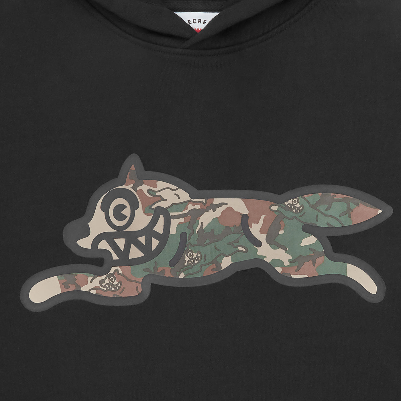 ICECREAM WOODLAND CAMO RUNNING DOG HOODIE