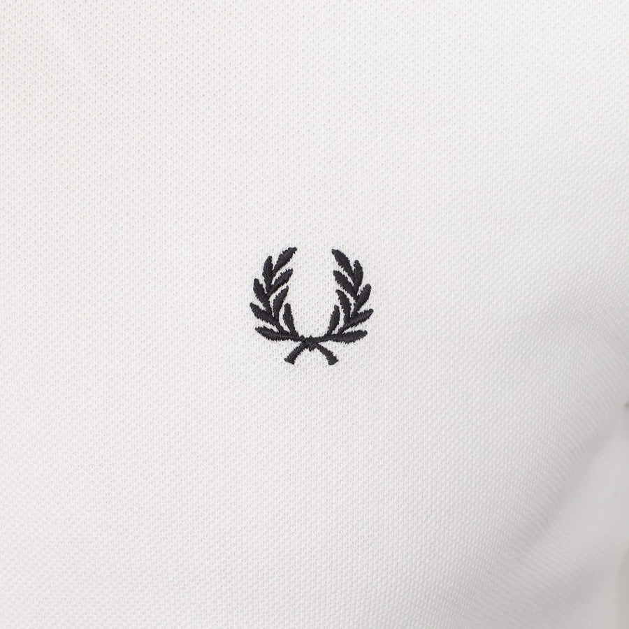 FRED PERRY S/S TWIN TIPPED LOGO BRANDED POLO