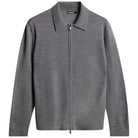 J LINDEBERG KALEB MERINO ZIP CARDIGAN