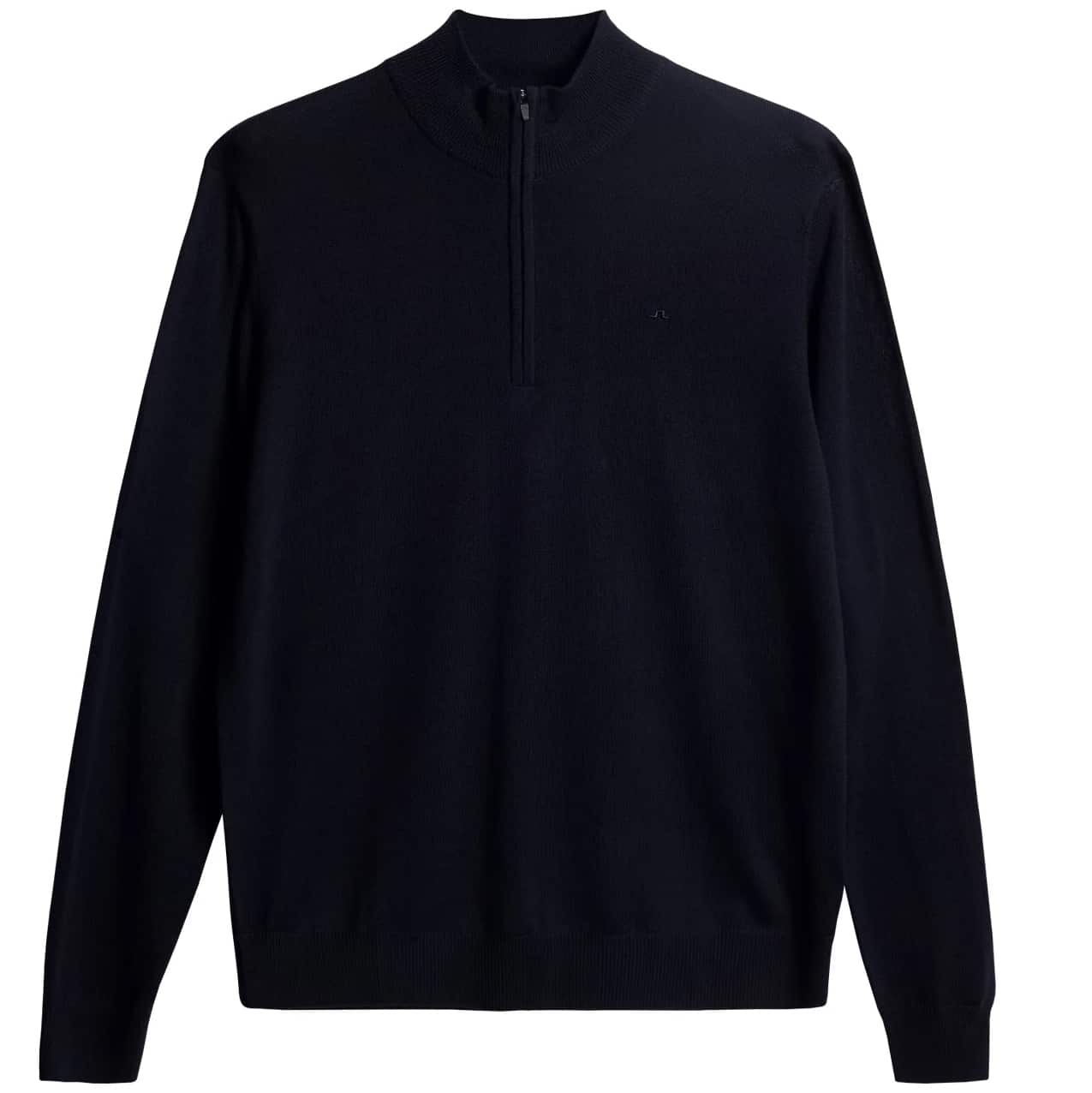 J LINDEBERG KIYAN MERINO 1/4 ZIP KNIT JUMPER