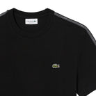 LACOSTE BRANDED STRIPE BAND T-SHIRT