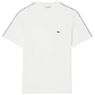 LACOSTE BRANDED STRIPE BAND T-SHIRT