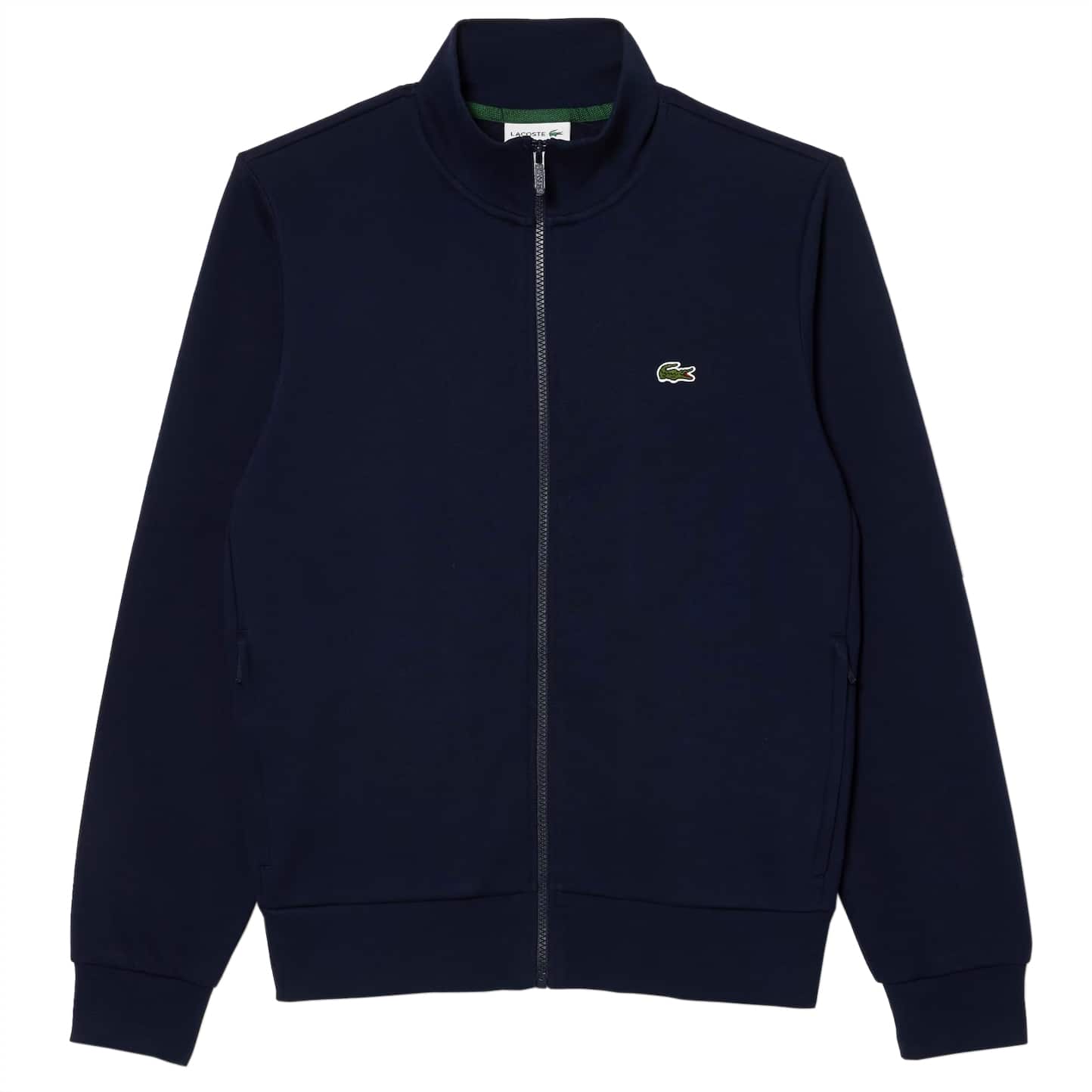 LACOSTE BRUSHED FLEECE REGULAR FIT TRACK TOP