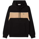 LACOSTE COLOUR BLOCK FLEECE HOODIE