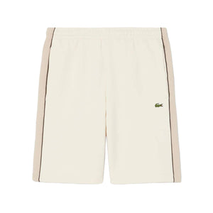 LACOSTE COLOUR-BLOCK FLEECE SHORTS