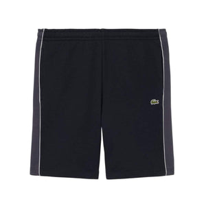 LACOSTE COLOUR-BLOCK FLEECE SHORTS