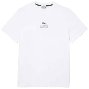 LACOSTE COTTON JERSEY BRANDED T-SHIRT