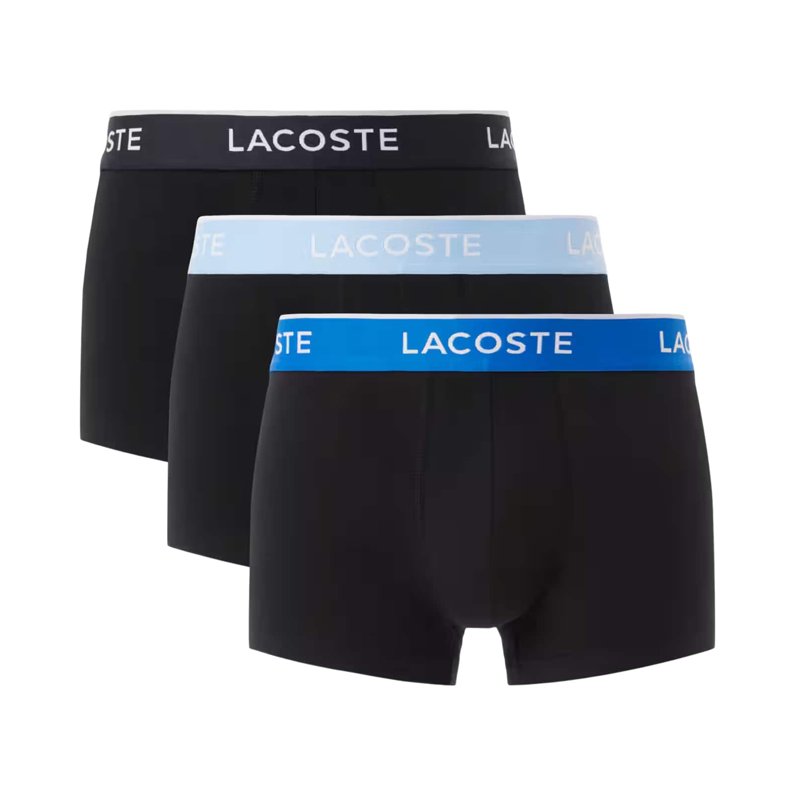 LACOSTE COTTON STRETCH 3 PACK TRUNKS