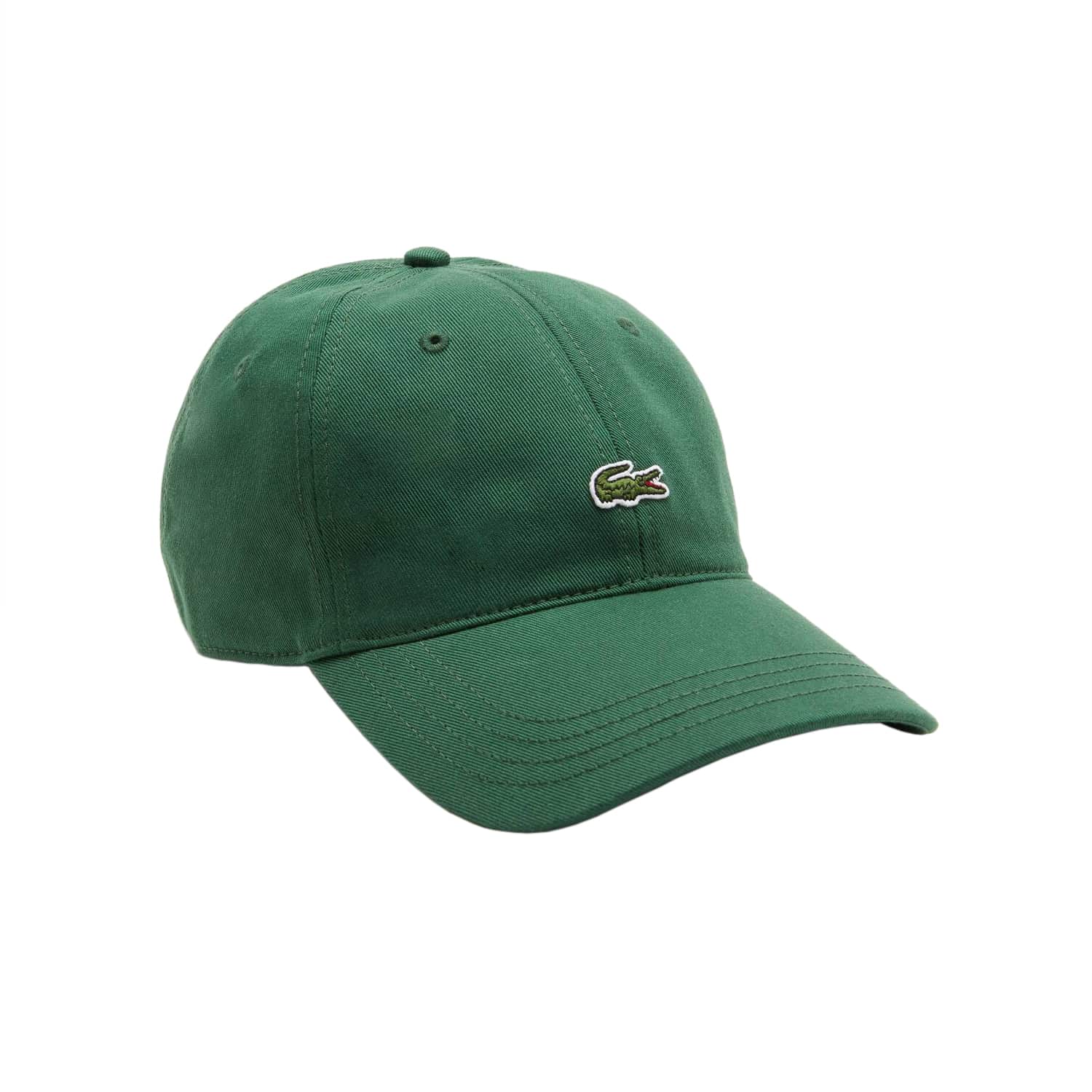 LACOSTE COTTON TWILL BASEBALL CAP