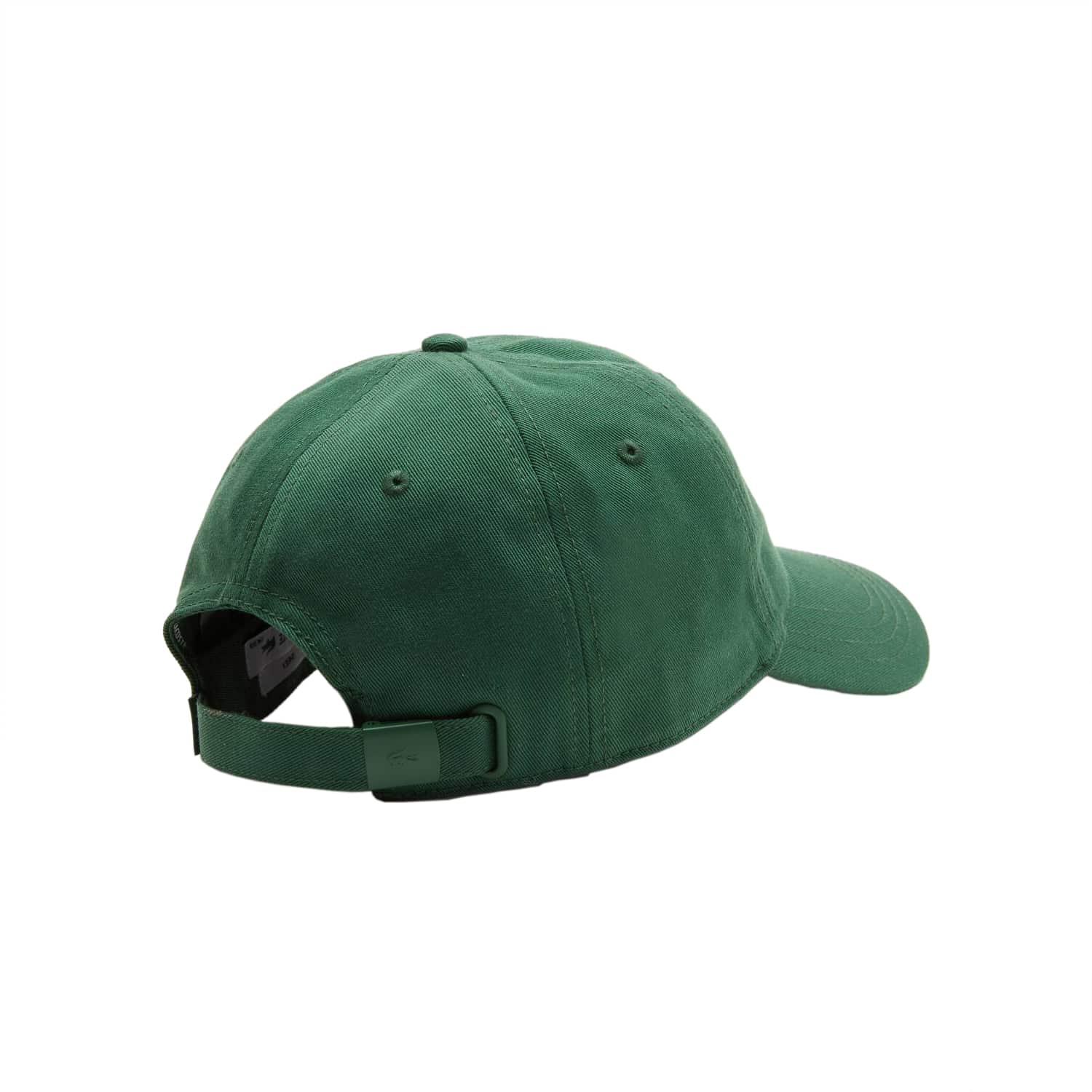 LACOSTE COTTON TWILL BASEBALL CAP