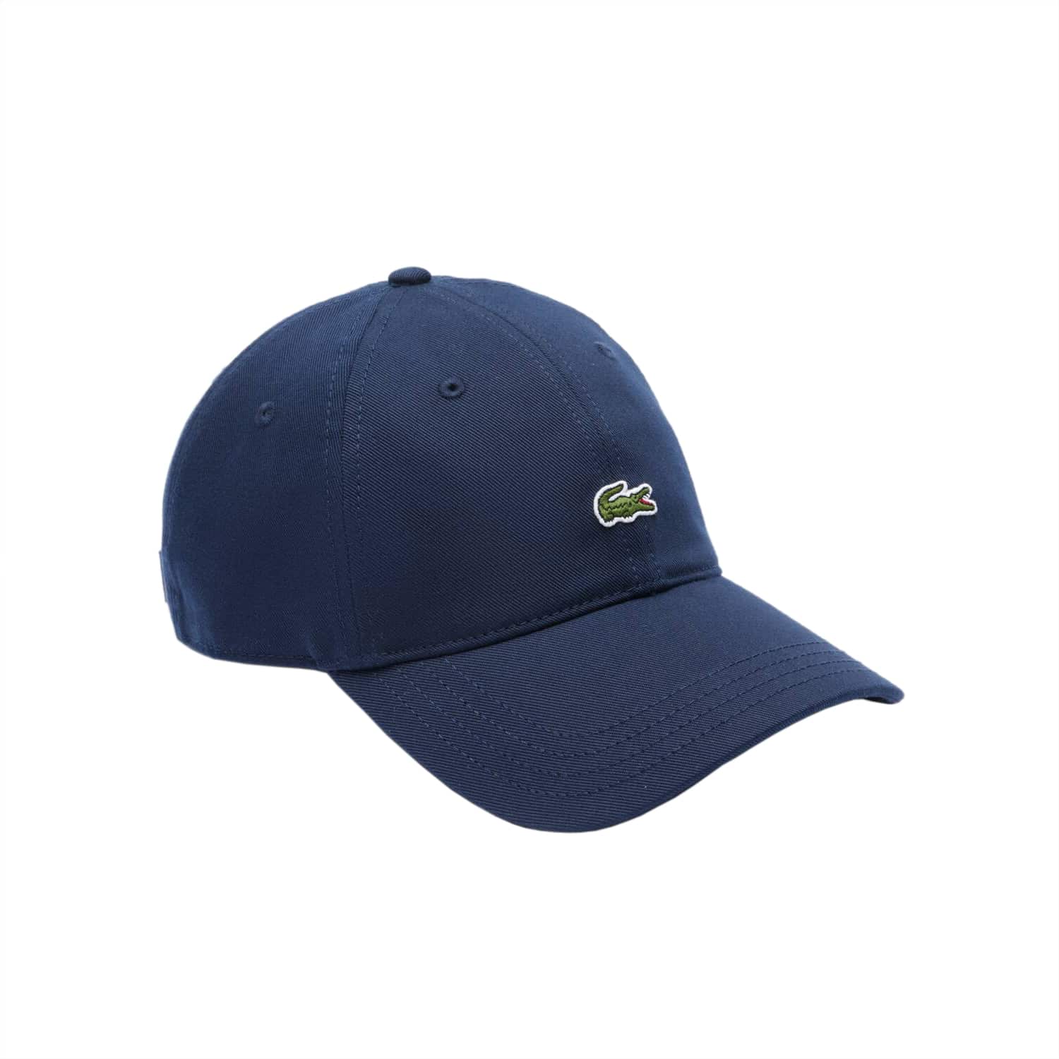 LACOSTE COTTON TWILL BASEBALL CAP